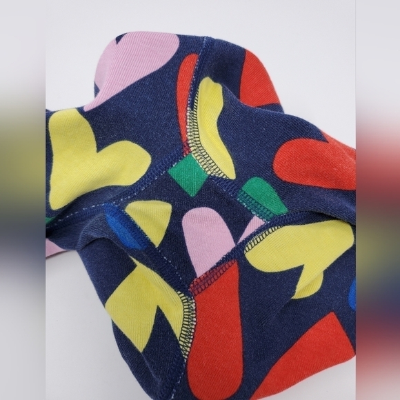 HANNA ANDERSSON TWO PIECE PAJAMA SET SLEEPWEAR BLUE HEARTS YOUTH CHILDREN US 4 - Picture 13 of 13